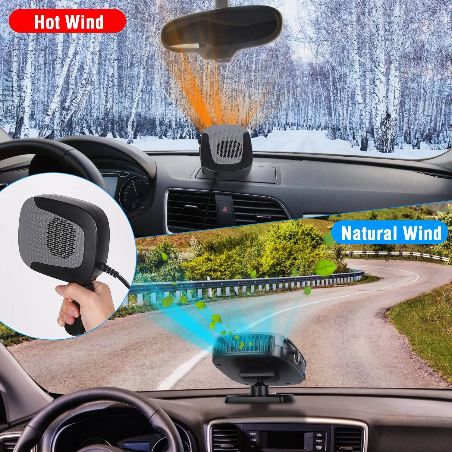 12V 150W Portable Car Auto Heater