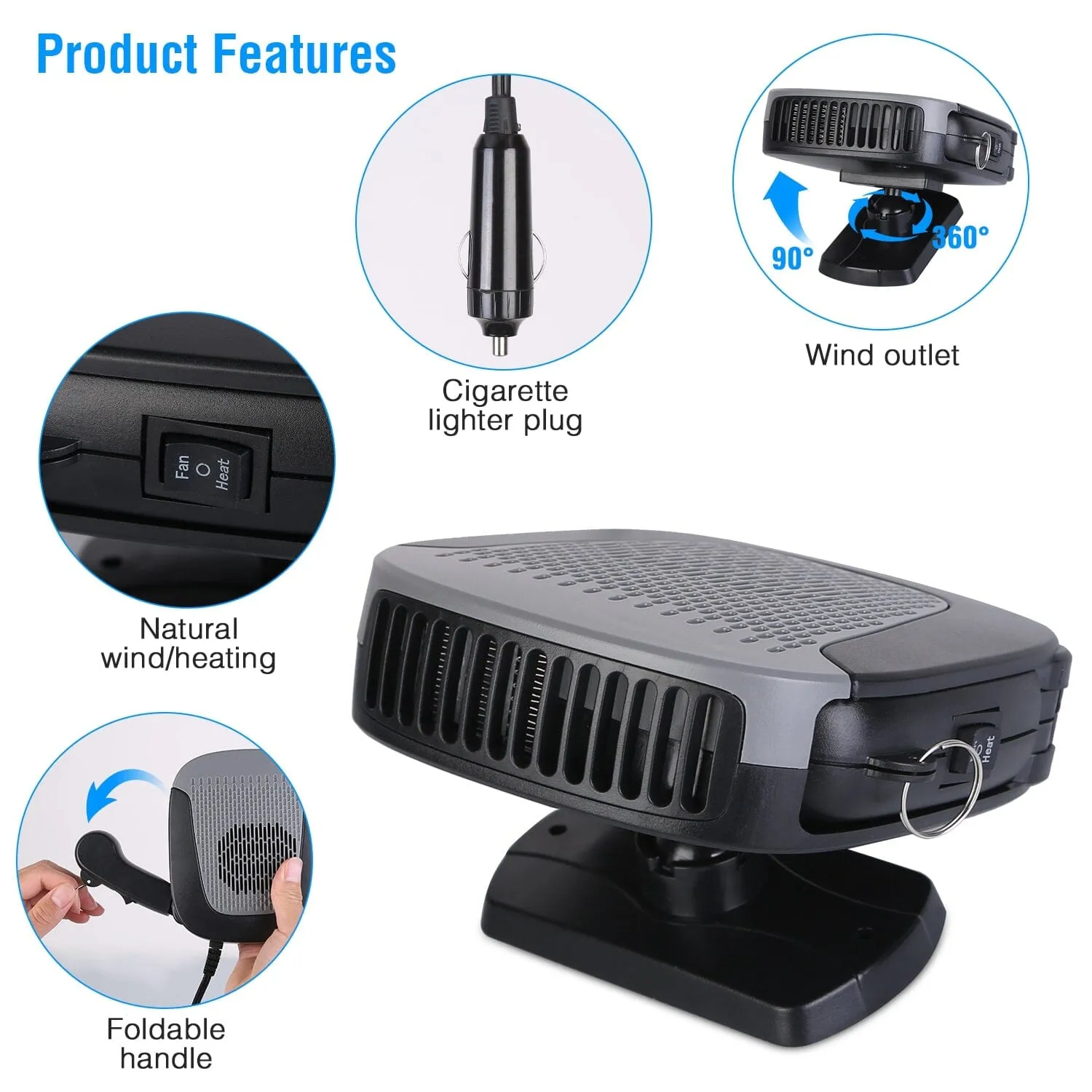 12V 150W Portable Car Auto Heater