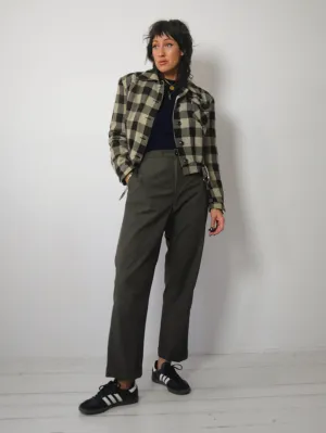 1940's Sno Fo Plaid Wool Jacket