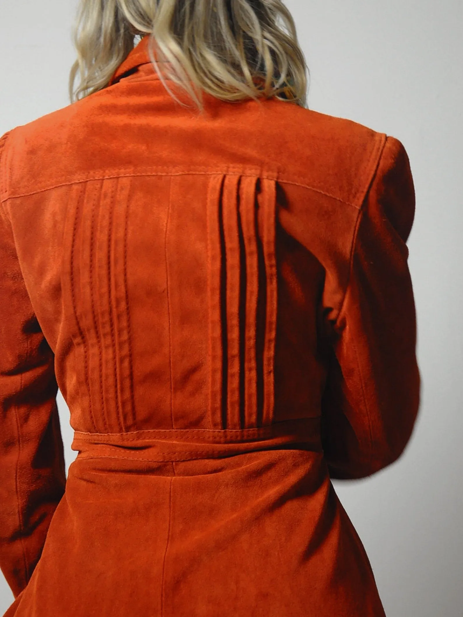 1970's Brick Suede Jacket