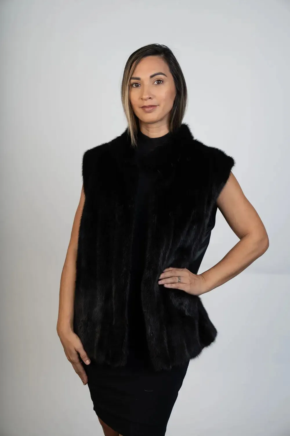 4-in-1 Fur and Leather Convertible Jacket