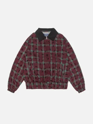 Aelfric Eden Plaid Bow Jacket