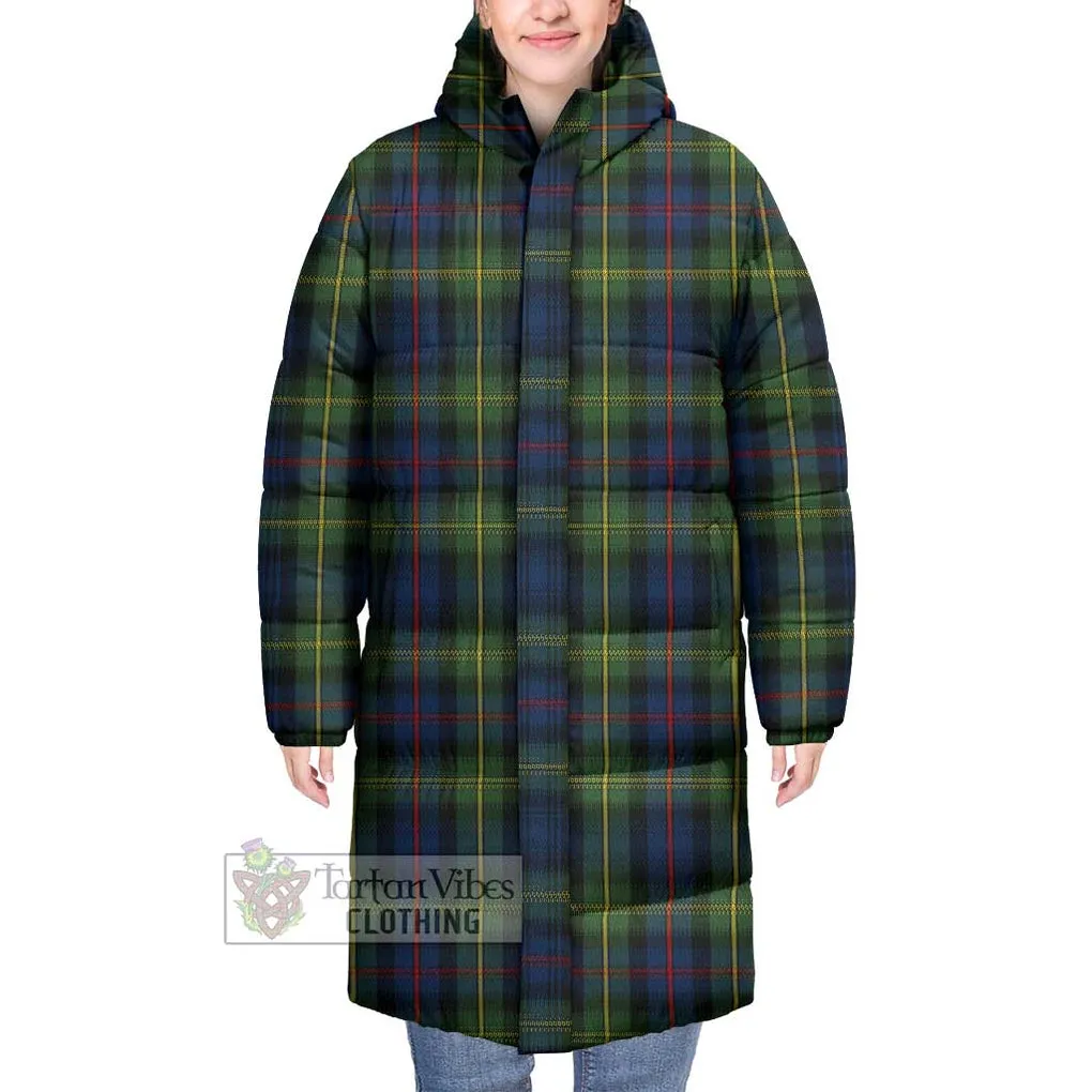 Baillie (Bailey) Tartan Long Down Jacket