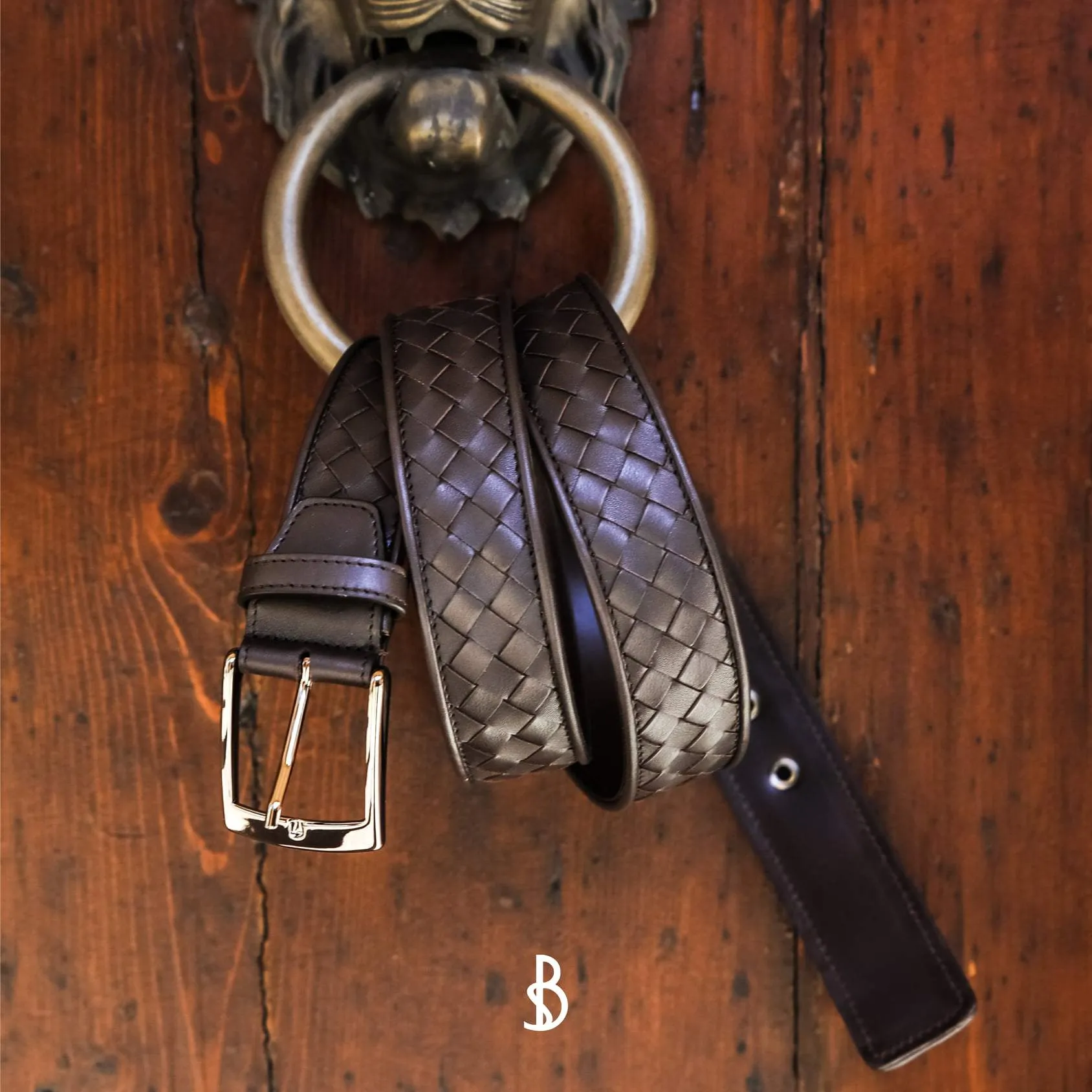 Belt Intrecciato Nappa Leather