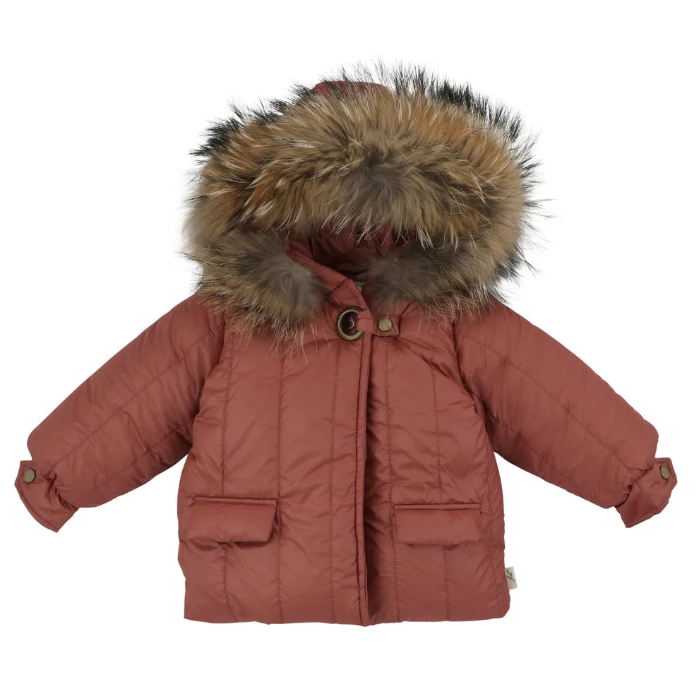 Bondoux Loop Button Jacket Girls