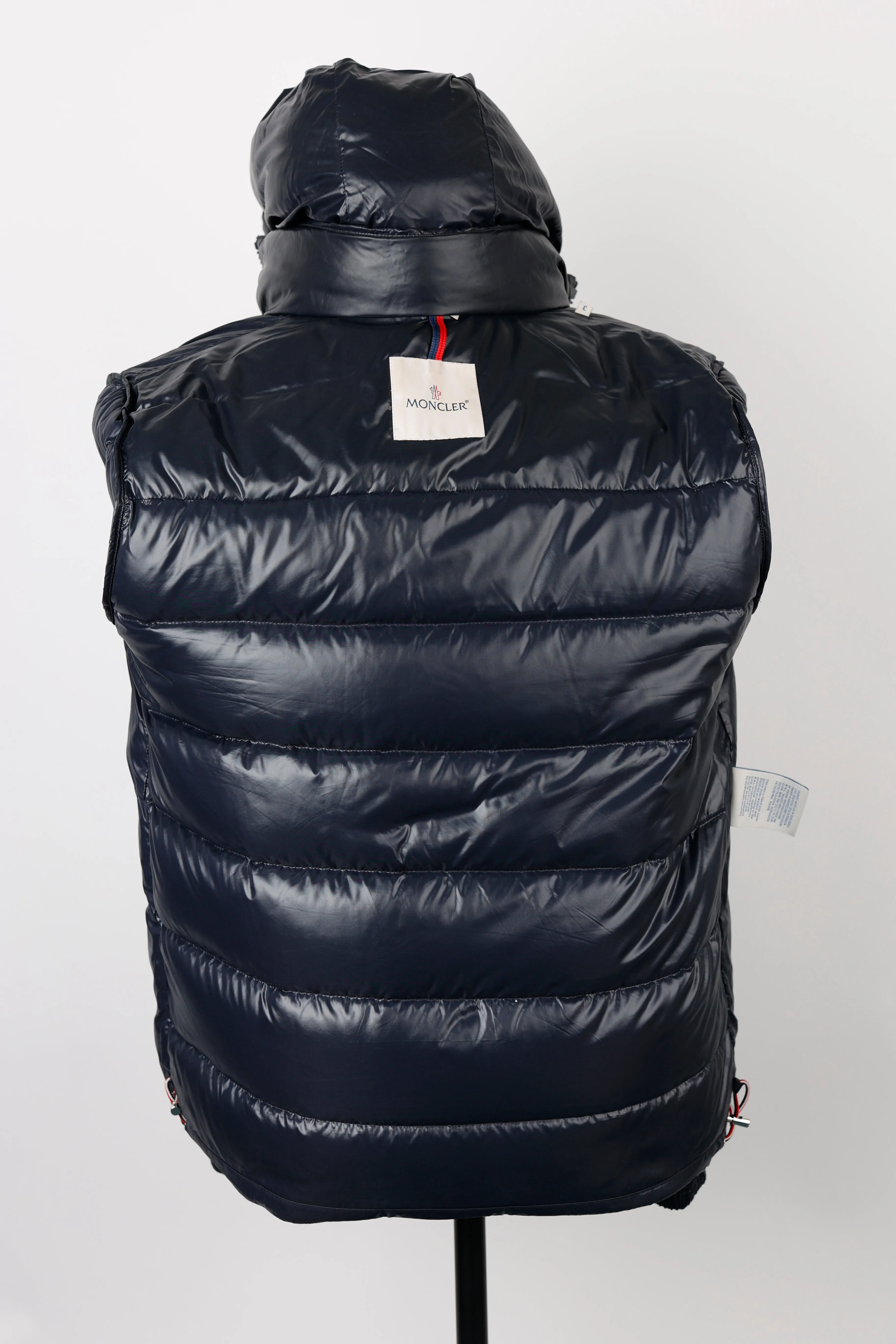 Brand Striped Puffer Jacket