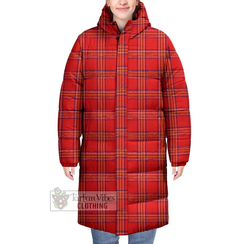 Burnett Tartan Long Down Jacket