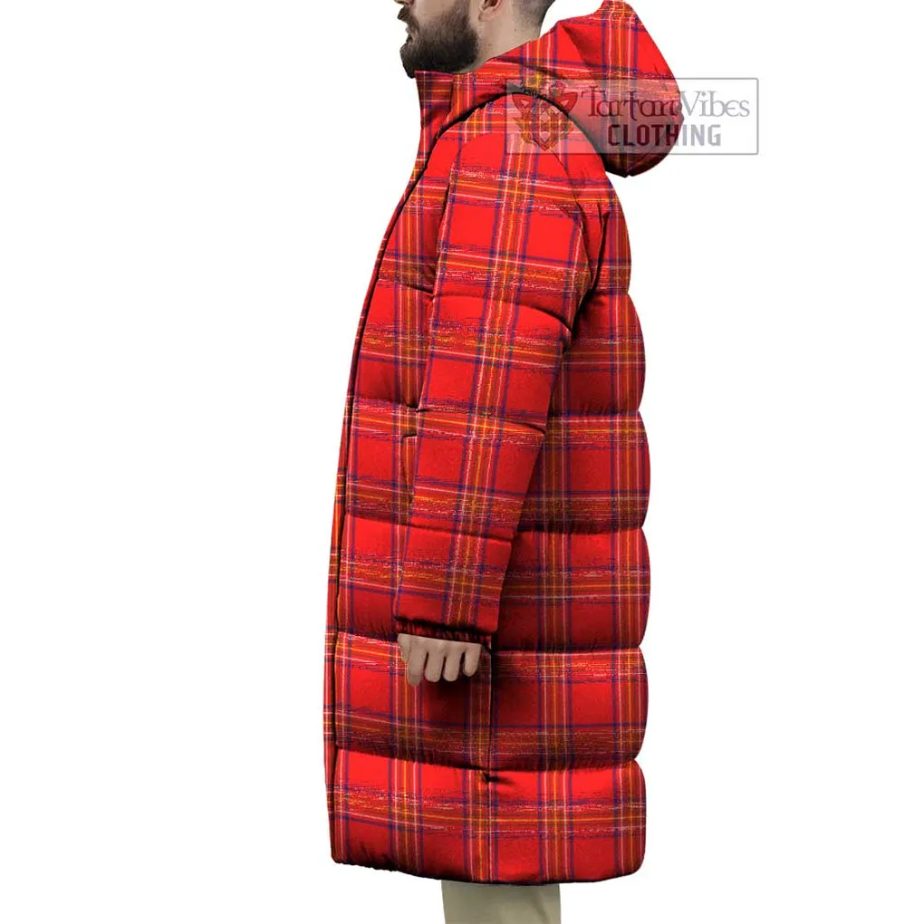 Burnett Tartan Long Down Jacket