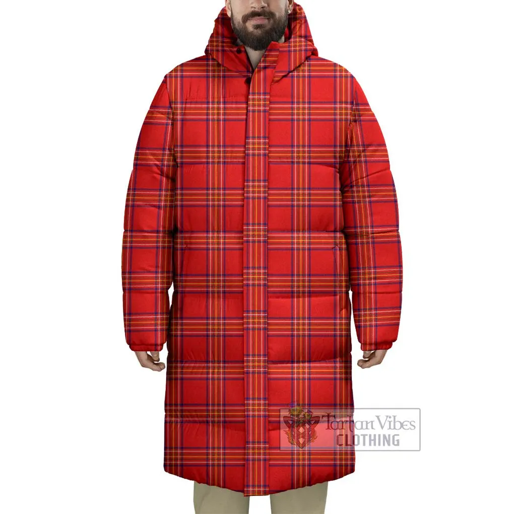 Burnett Tartan Long Down Jacket