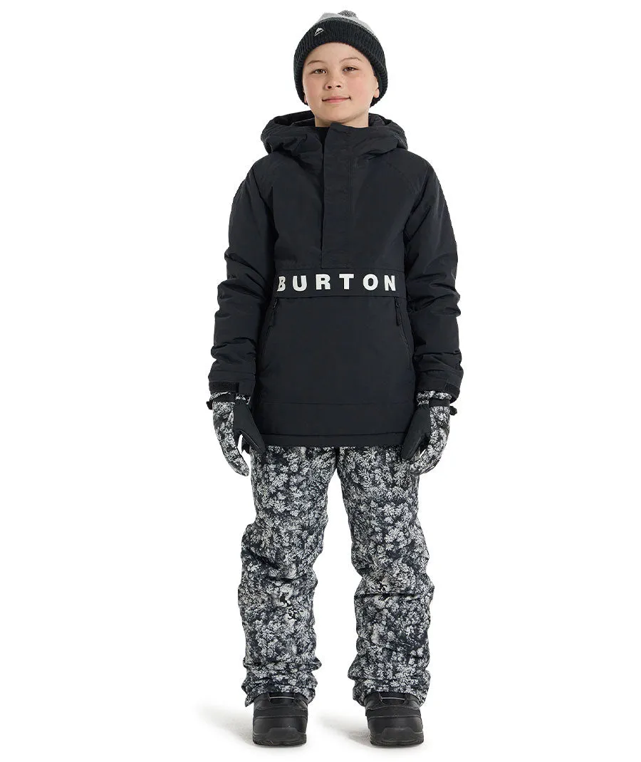 Burton Kids' Frostner 2L Anorak Jacket True Black 2024