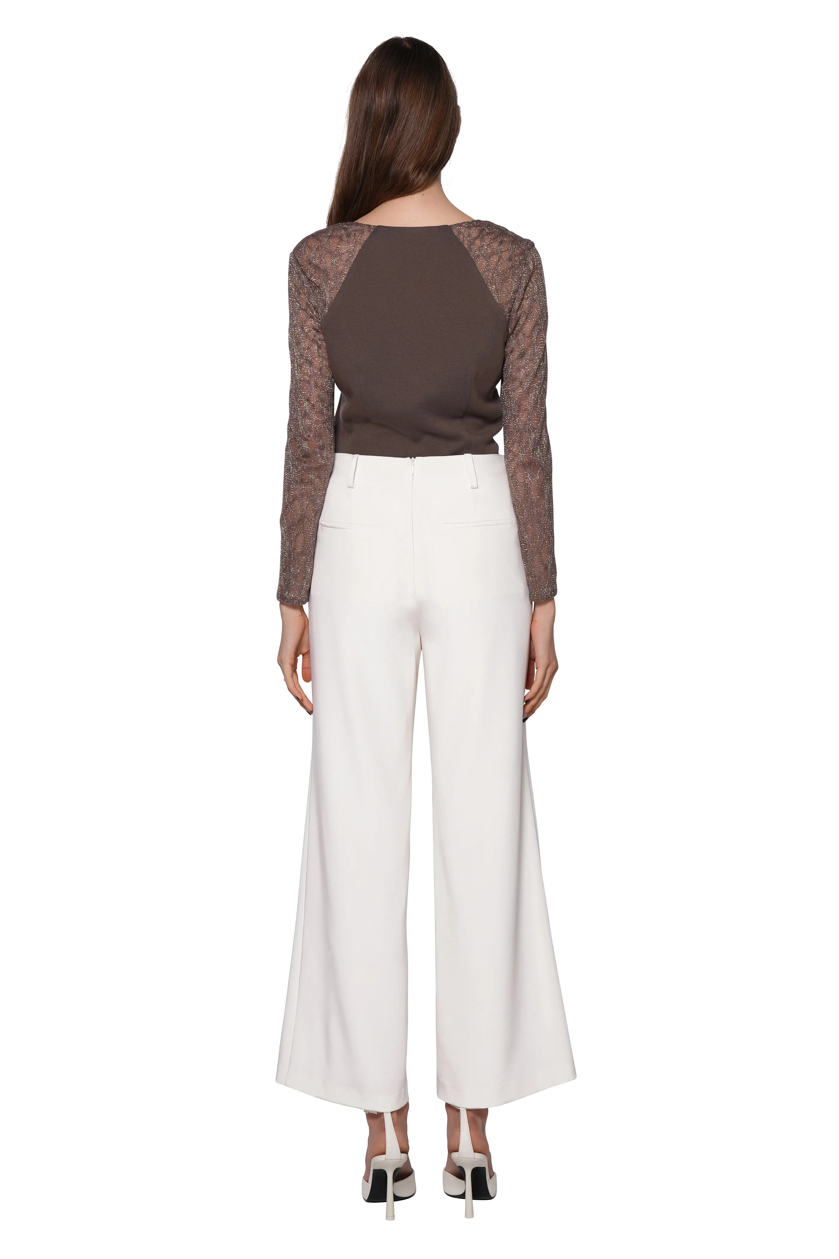 Cameron Silk Crepe Trousers