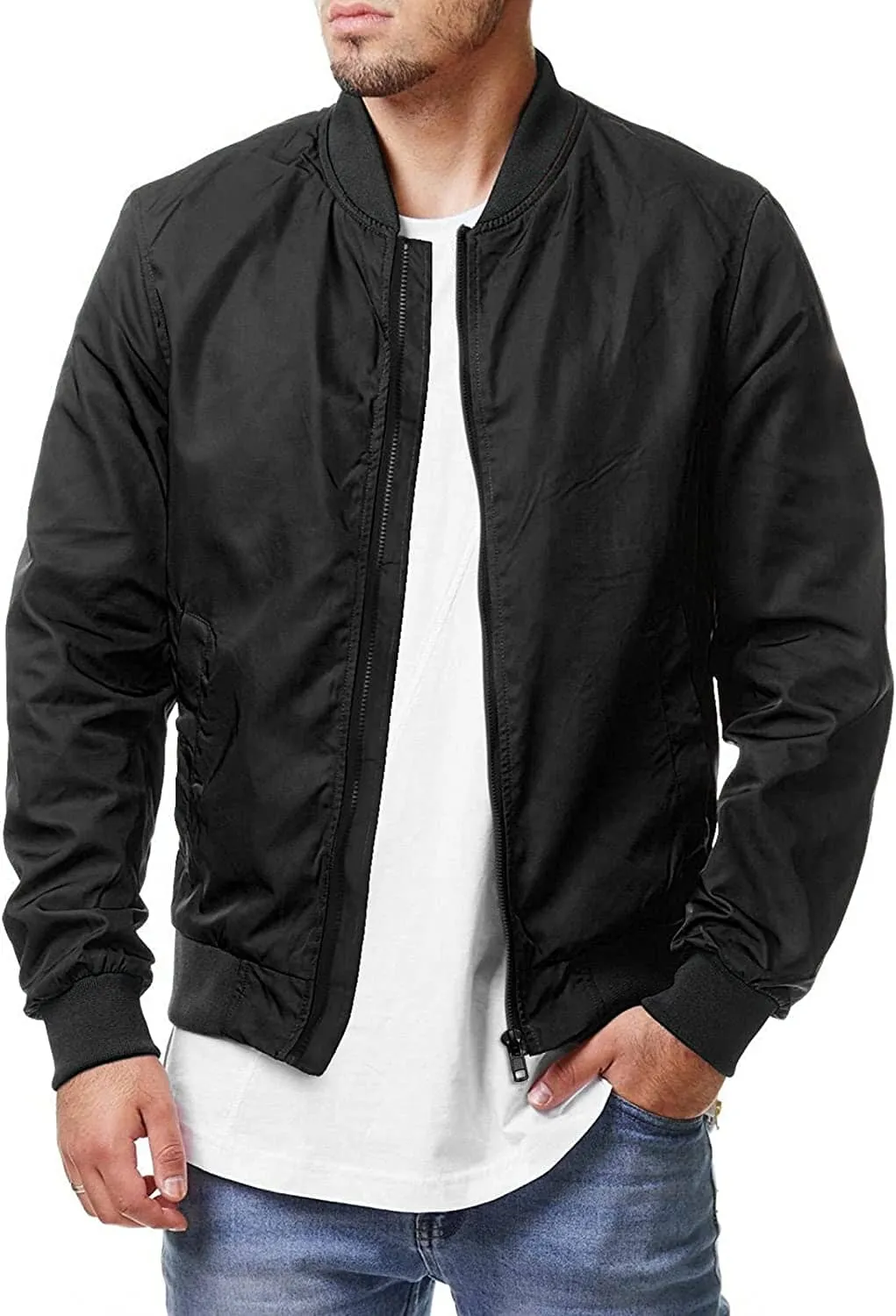 Casual Soft Shell Flight Windbreaker Coat (US Only)