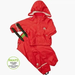 Classic Rain Suit Set - Red