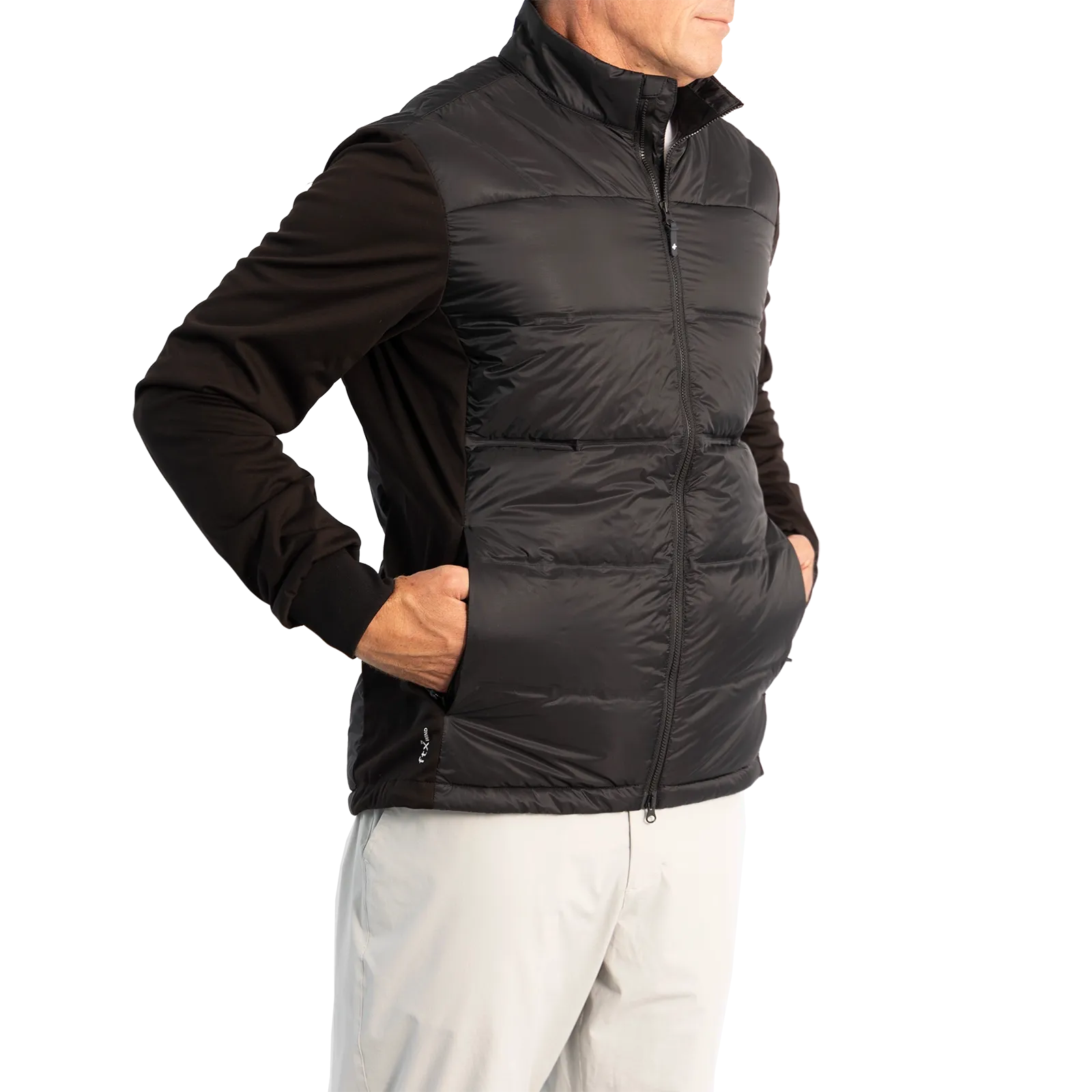 Cross Pro Hybrid Golf Jacket - Black