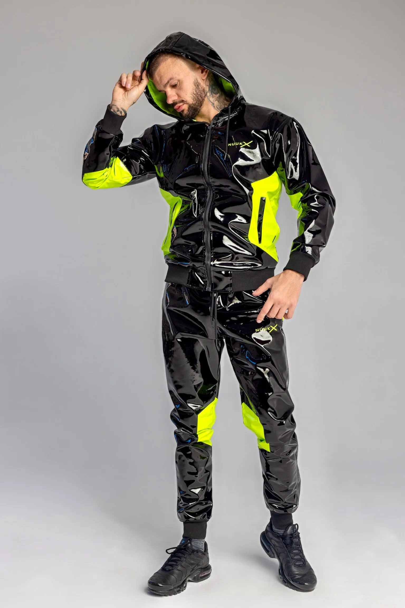 datingstar berlin jacket I black/neon I pvc pro