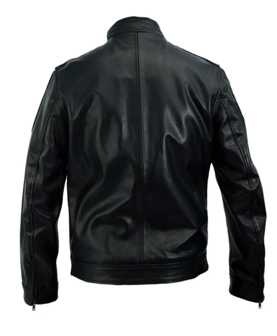 Dean Ambrose WWE Black Leather Jacket