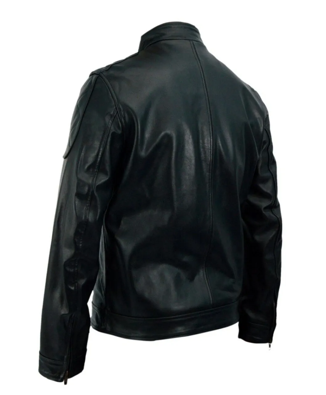 Dean Ambrose WWE Black Leather Jacket