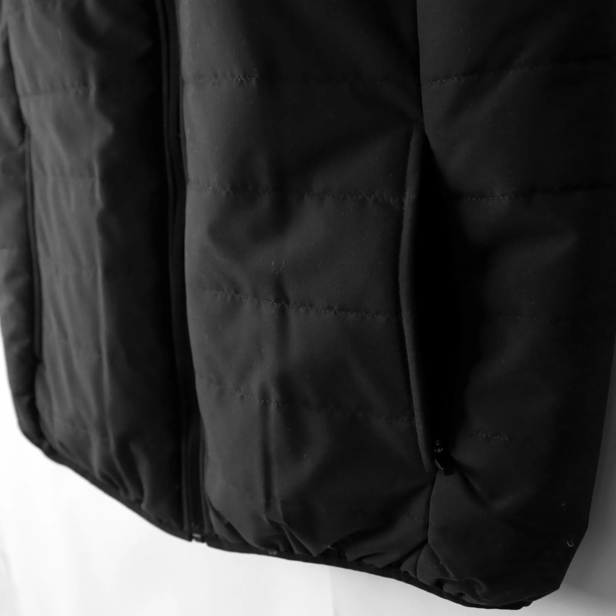 Exclusive Black Warm Quilted Jacket For Men