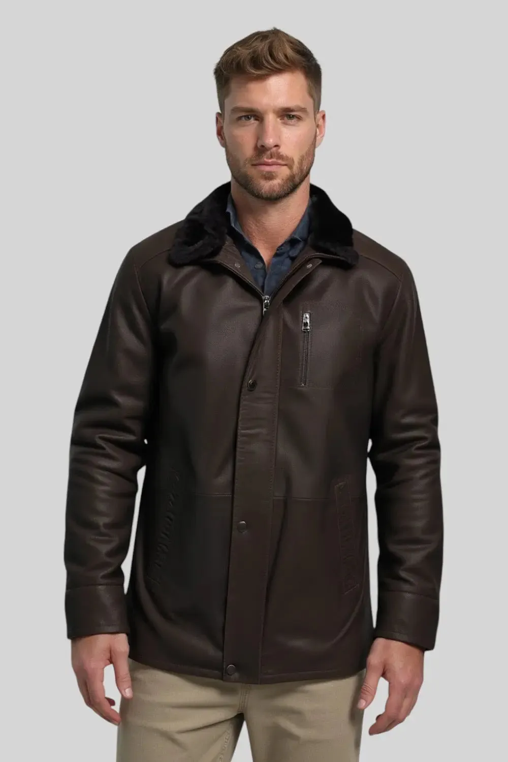 Franco Classic Leather Jacket