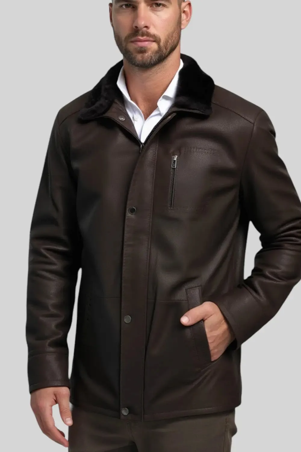 Franco Classic Leather Jacket