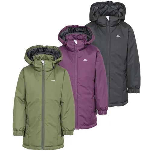 Girls Trespass Primula Padded Water Resistant School Jacket - Stay Warm & Dry