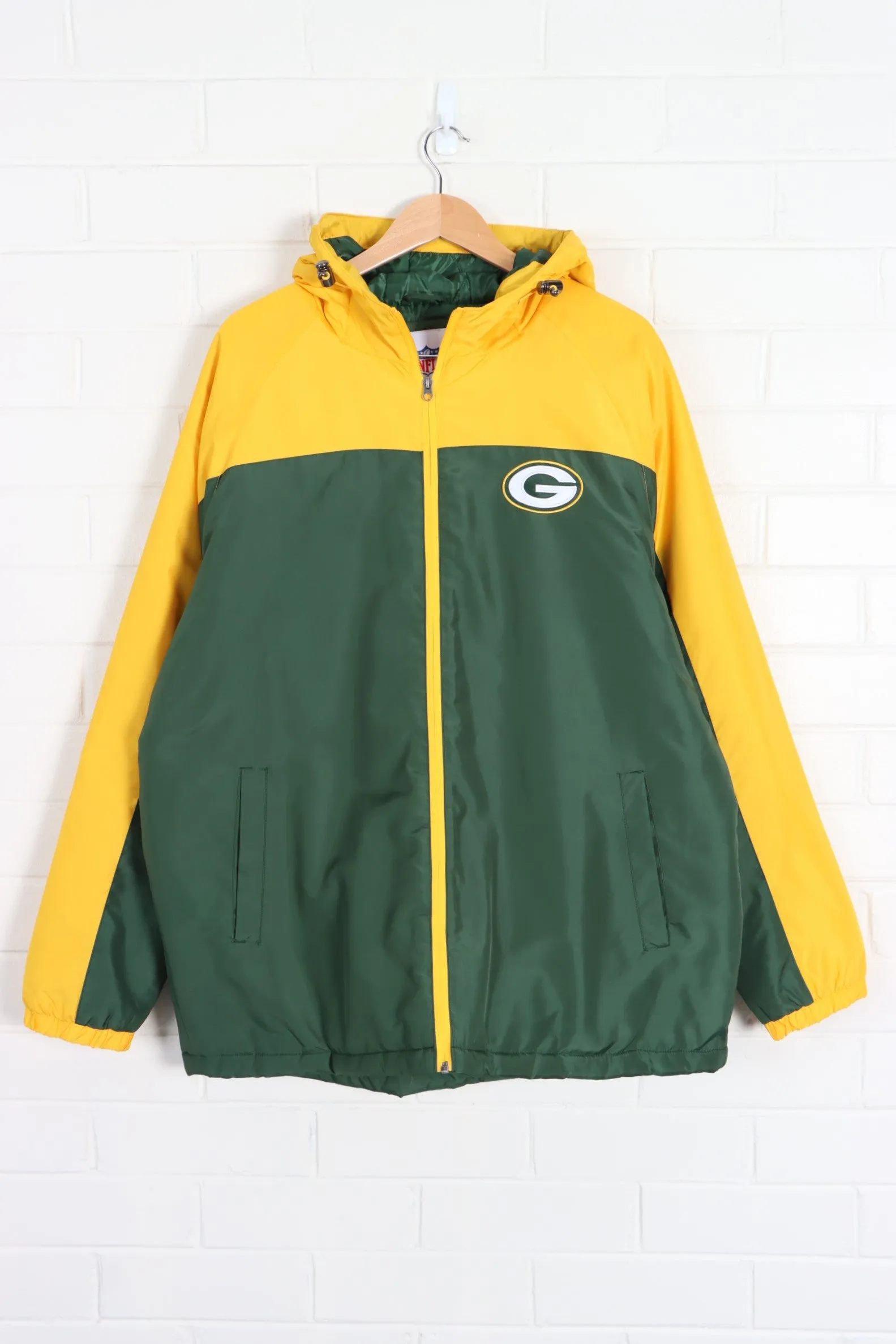 Green Bay Packers NFL Lightly Padded Jacked with Hood (XL)