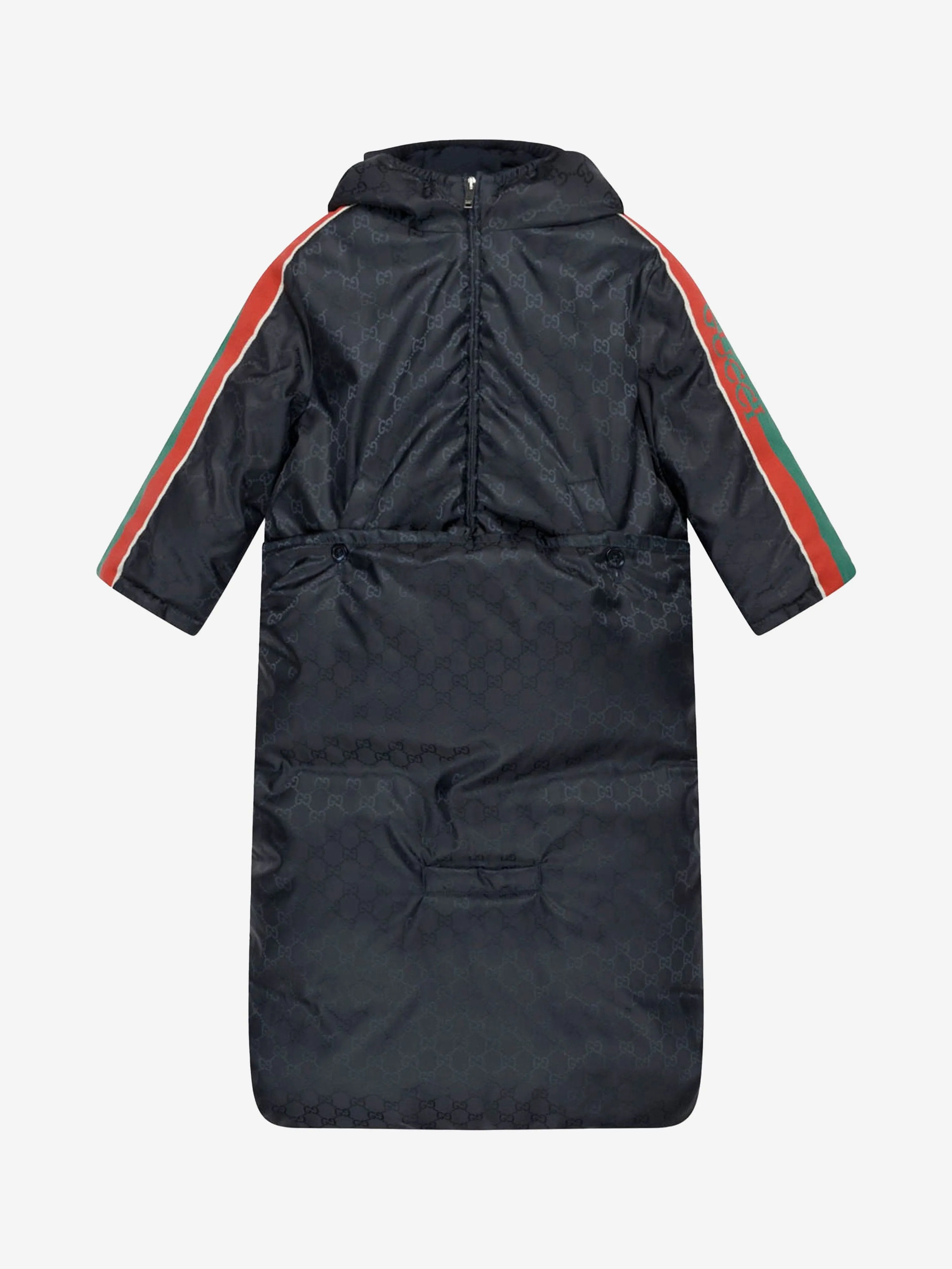 Gucci Baby Boys Jacquard Trims Jacket with Sleep Bag Attachment