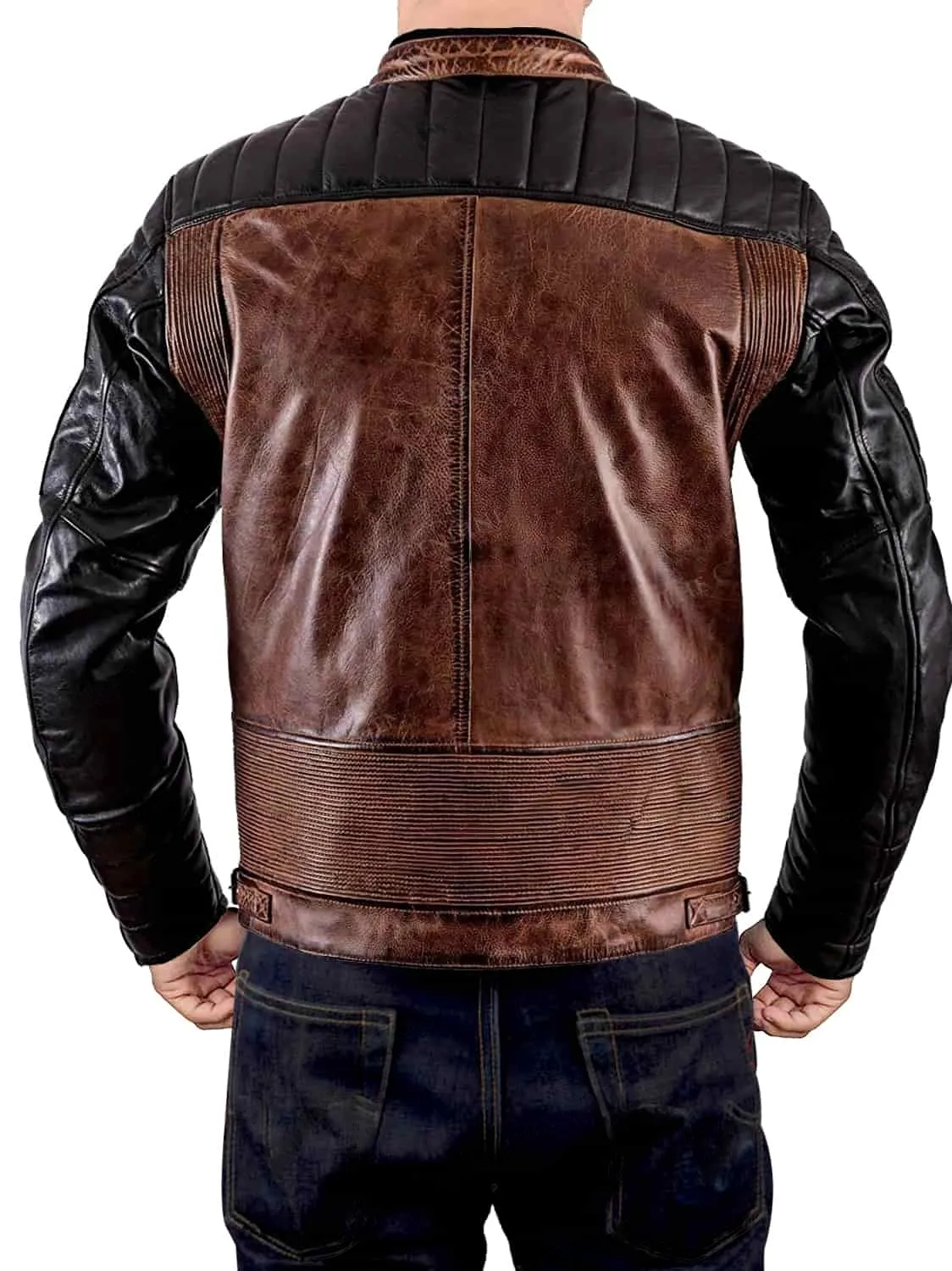 HELSTONS CRUISER RAG LEATHER JACKET