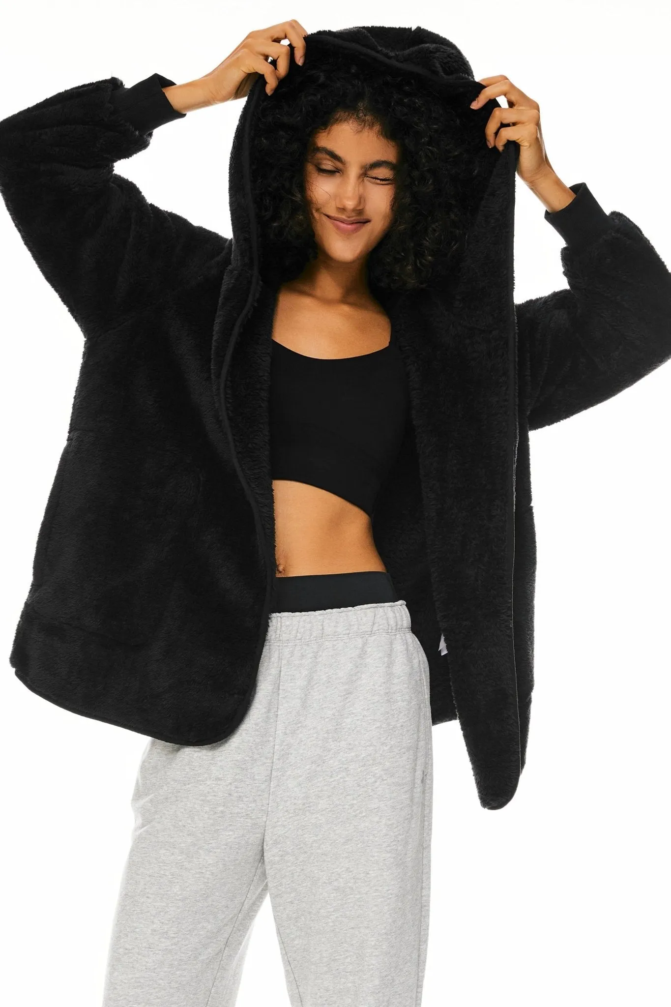 Hooded Sherpa Jacket