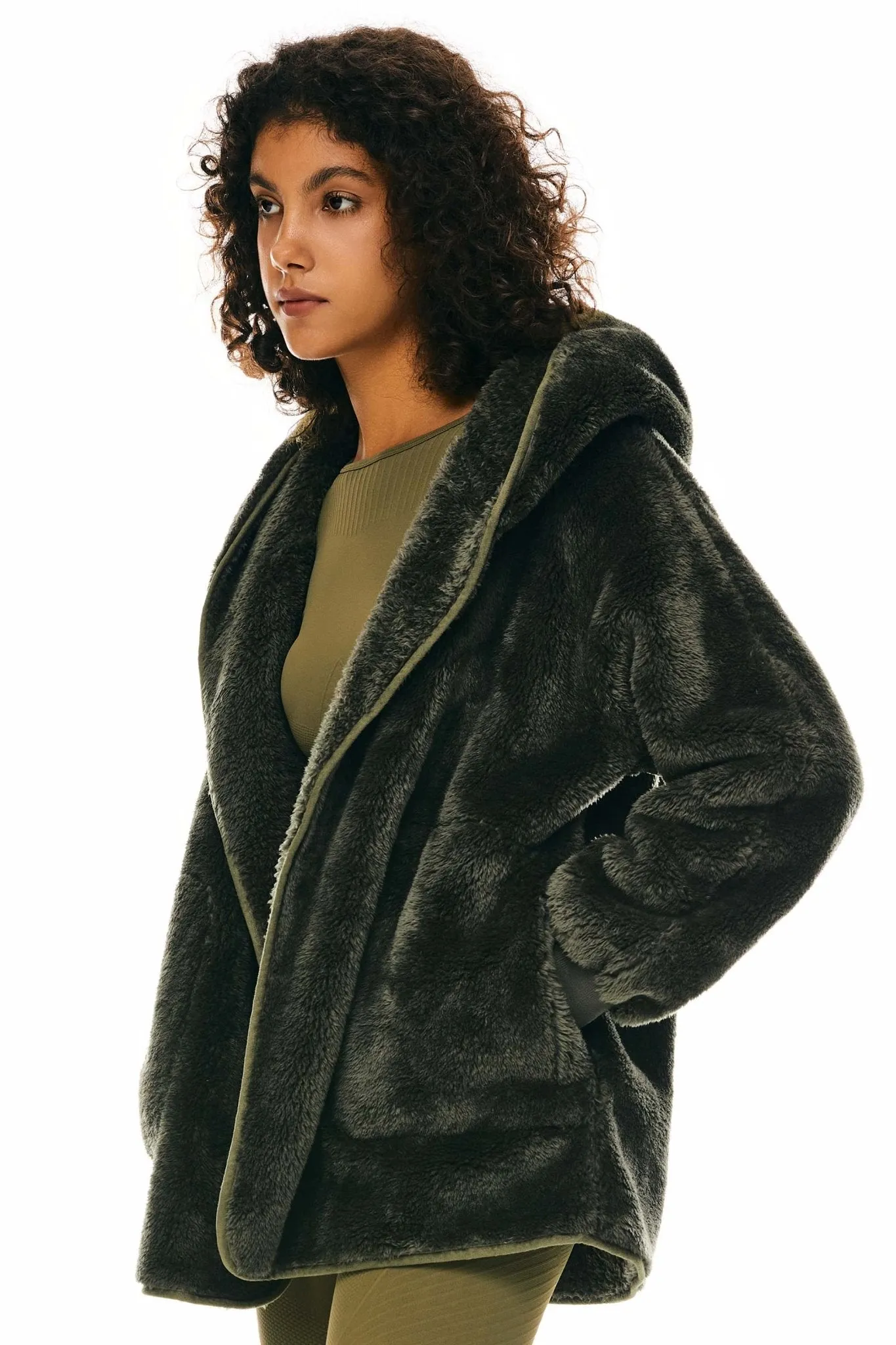 Hooded Sherpa Jacket