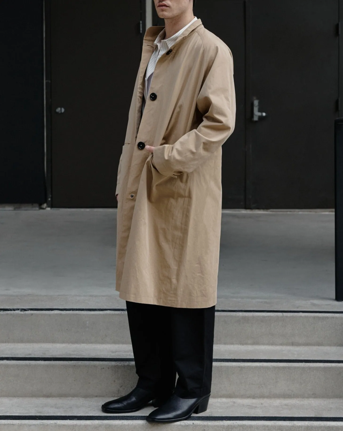 Hughes Coat in Khaki