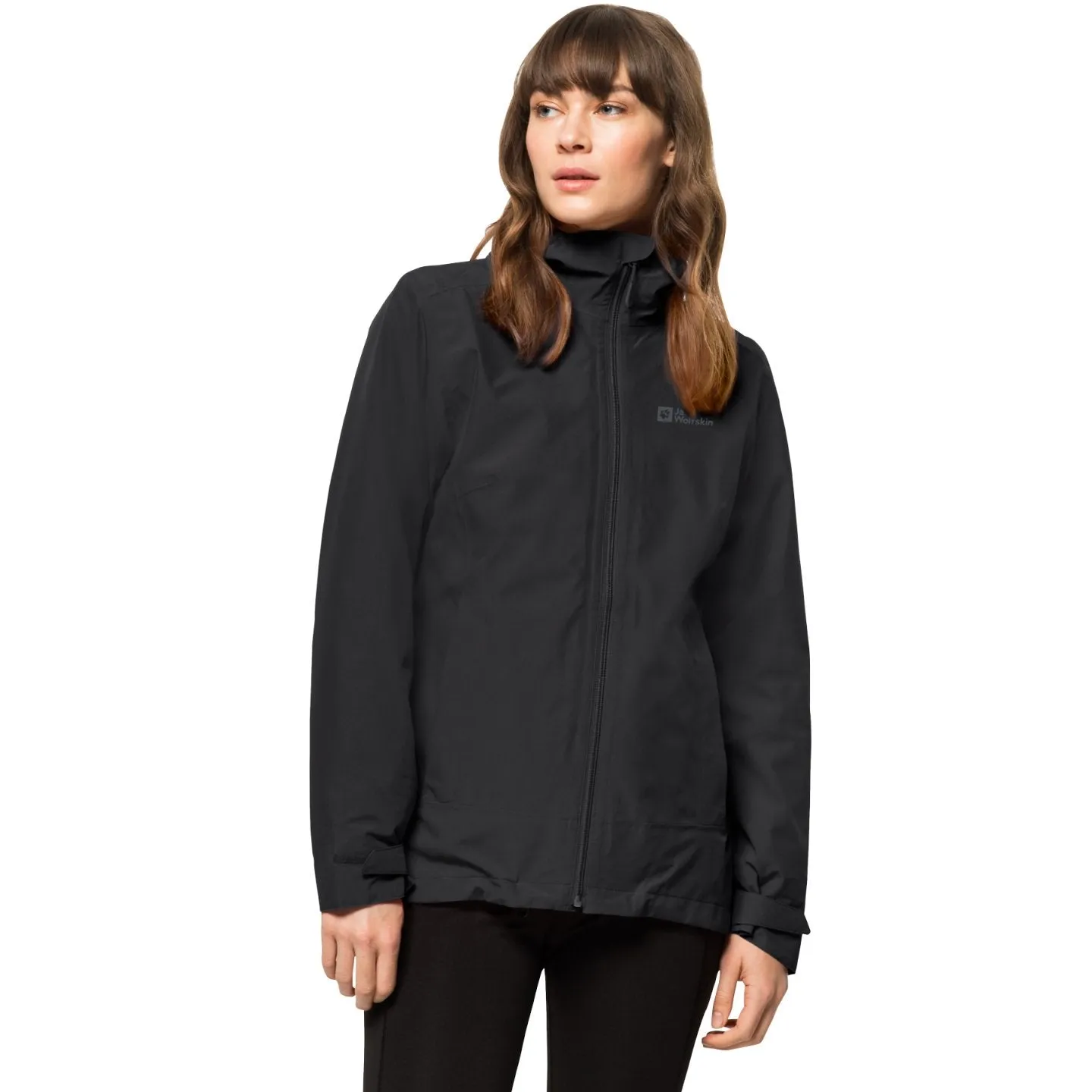 Jack Wolfskin Moonrise Womens 3in1 Waterproof Jacket - Black