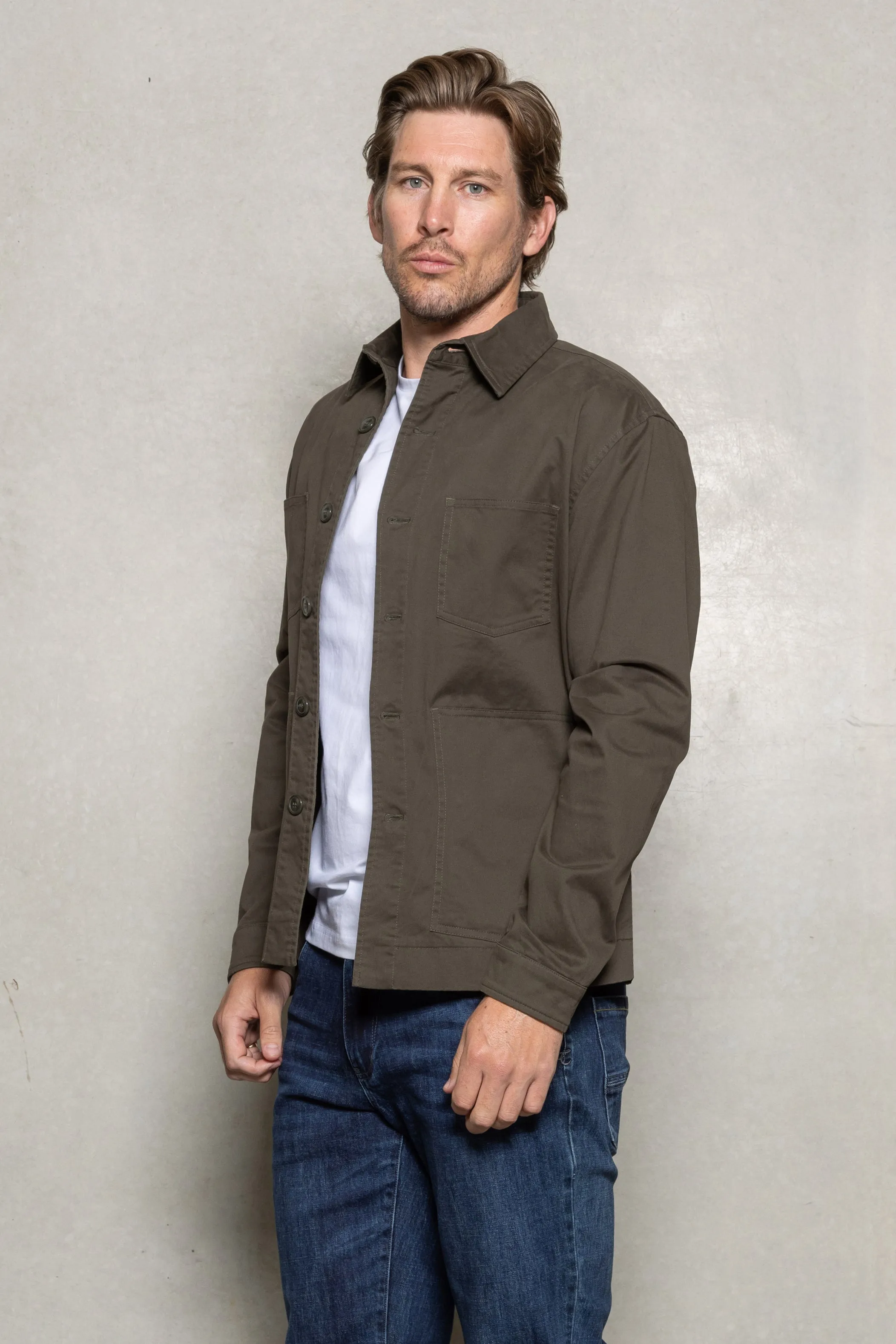 Jimmy Worker Jacket: Military