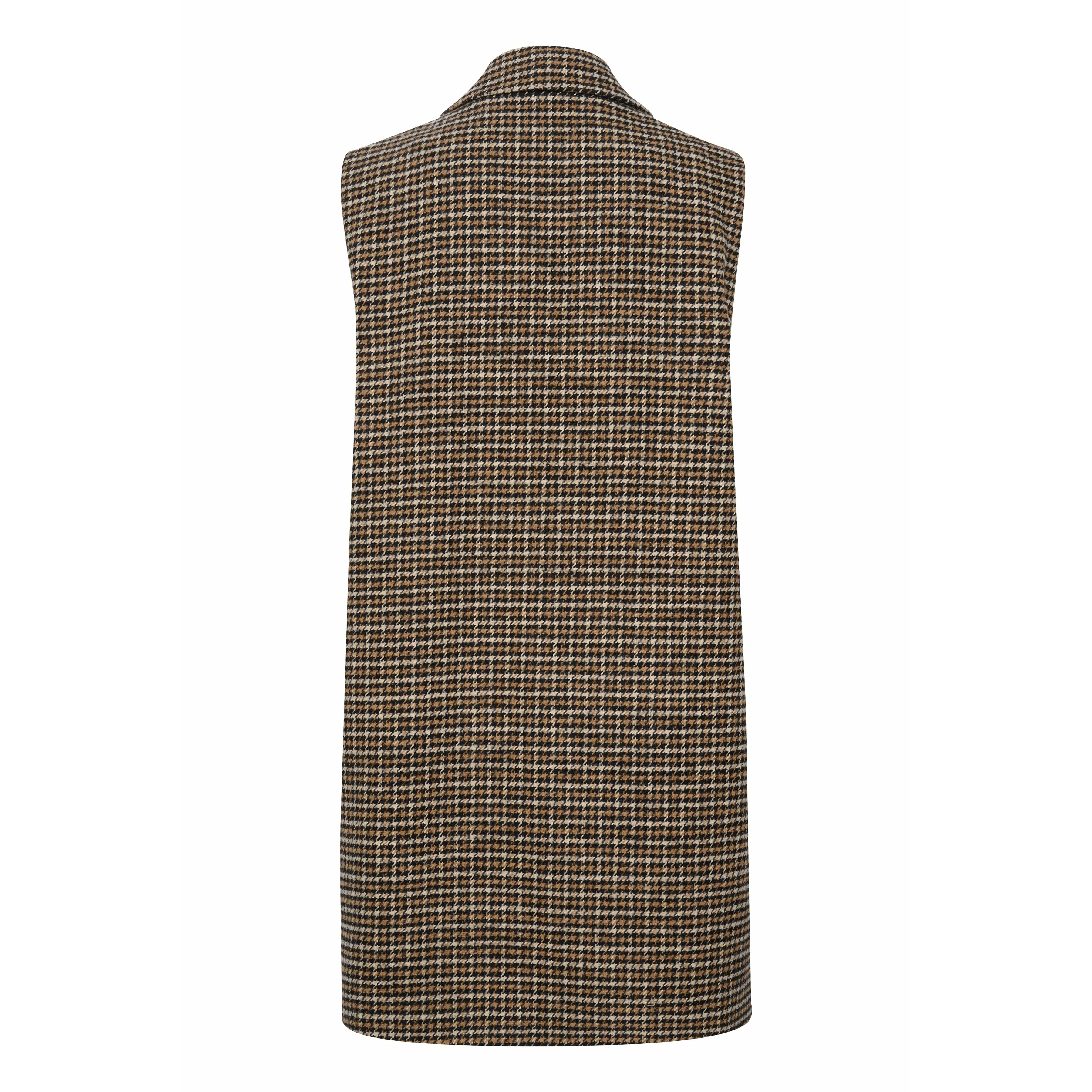 Kaffe Sonia Waistcoat in Check Pattern