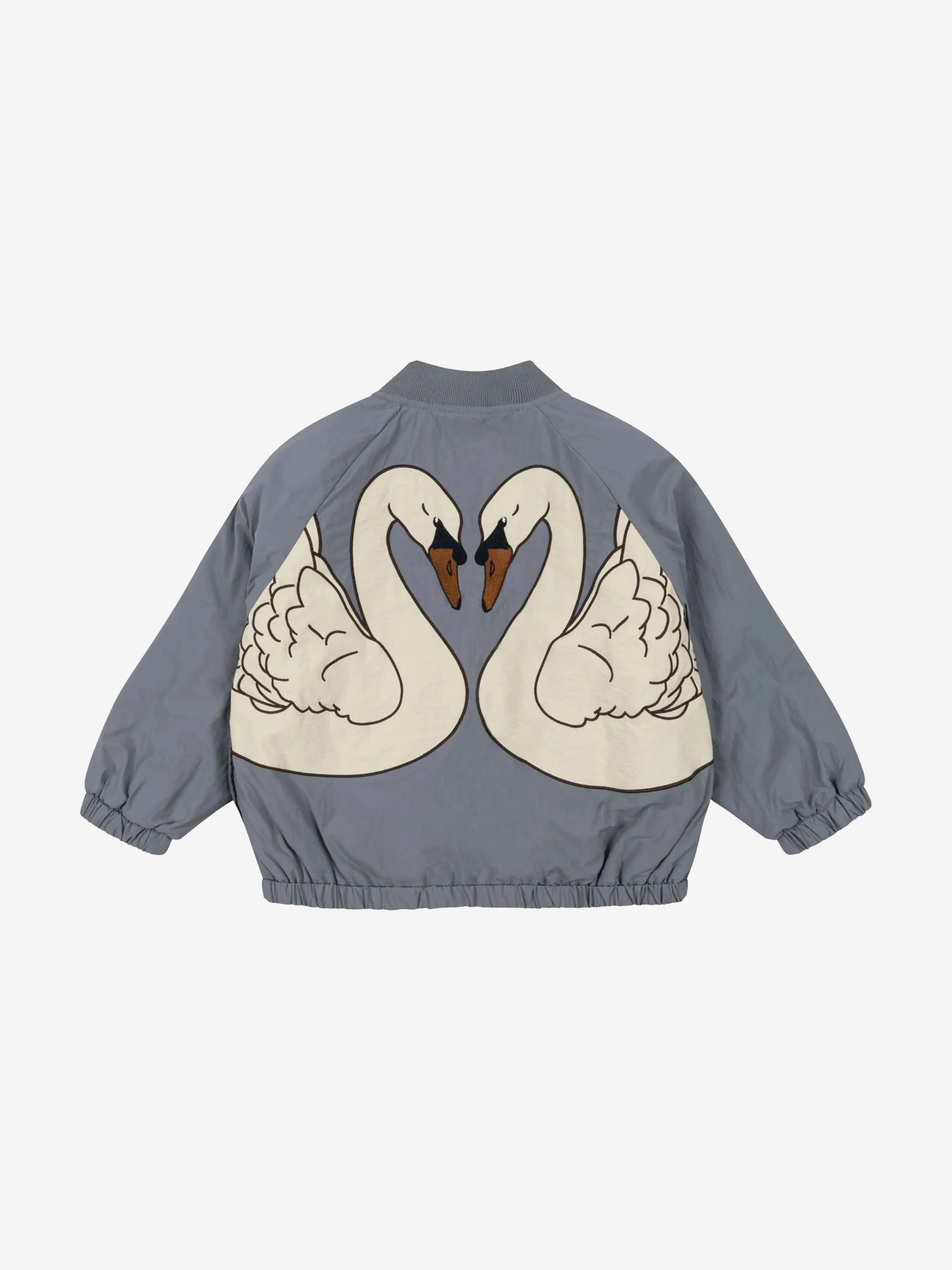 Konges Sløjd Kids Juno Swan Bomber Jacket in Blue