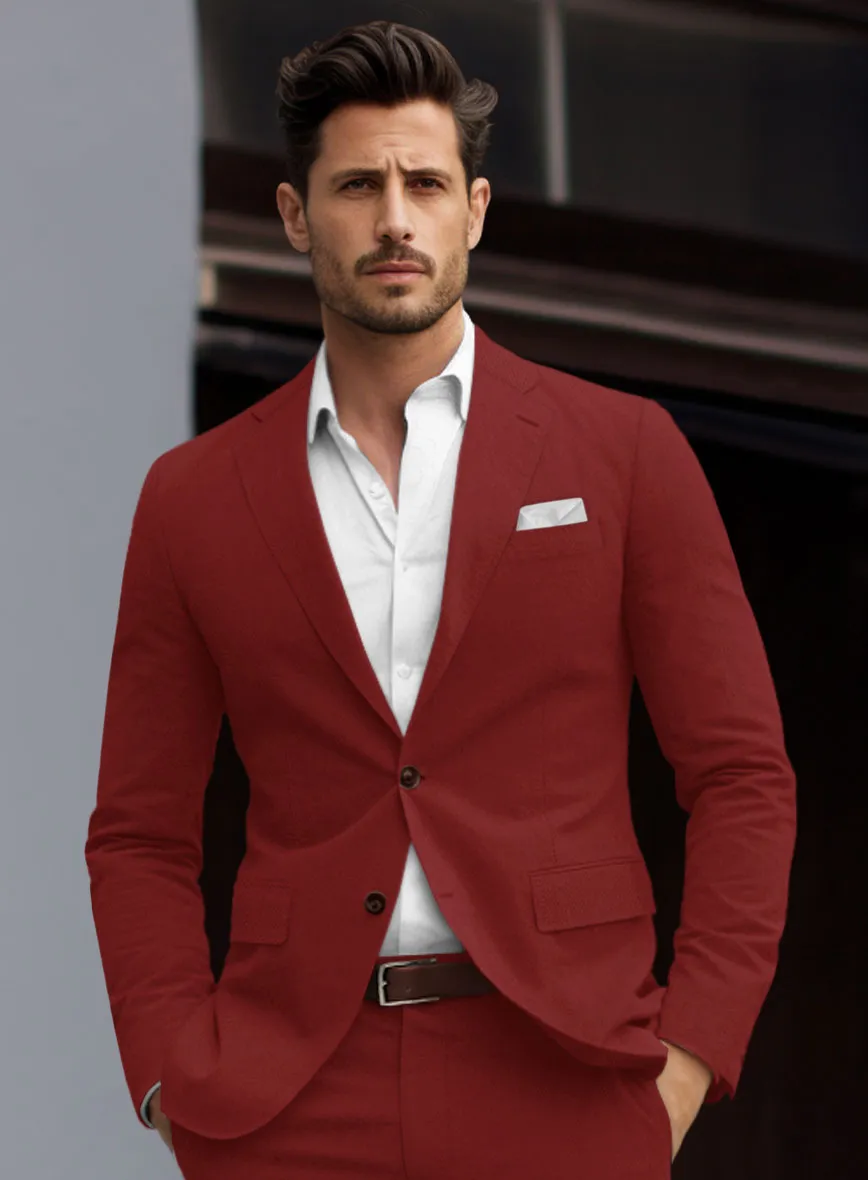 Loro Piana Red Cotton Jacket