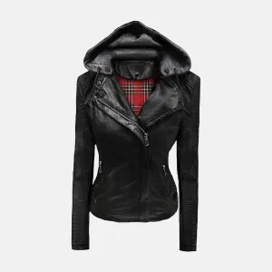 Luxoria Leather Bomber Jacket for women | Order Now