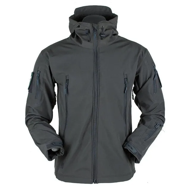 Men Breathable Waterproof Warm Leather Jacket