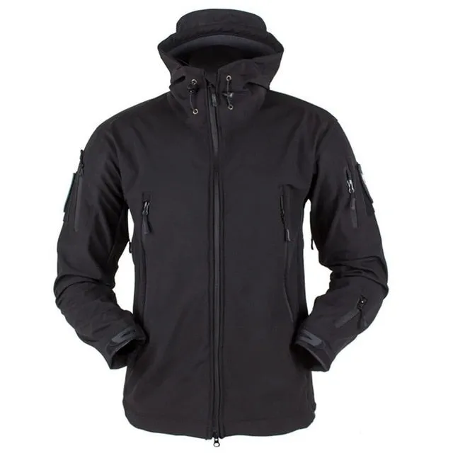 Men Breathable Waterproof Warm Leather Jacket