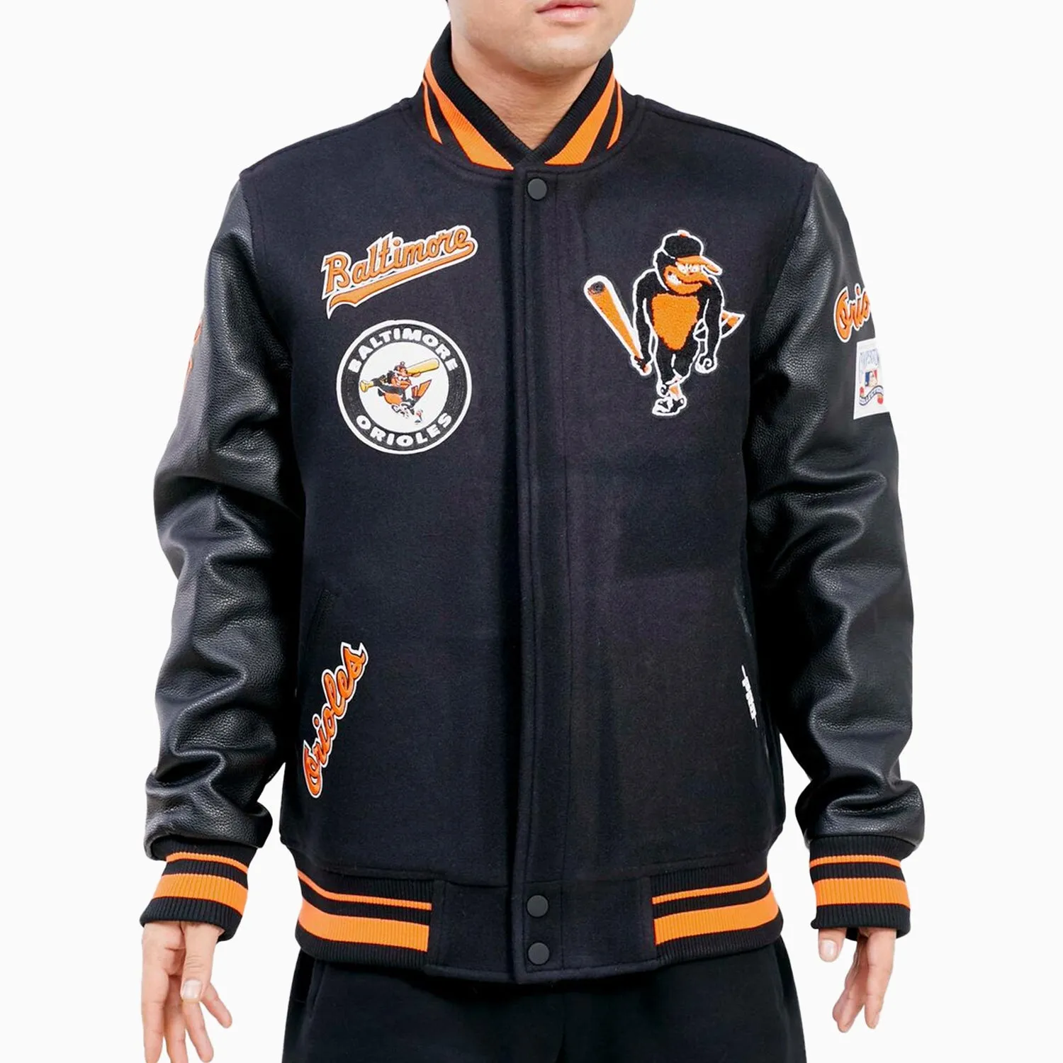 Men's Baltimore Orioles MLB Wool Varsity Jacket