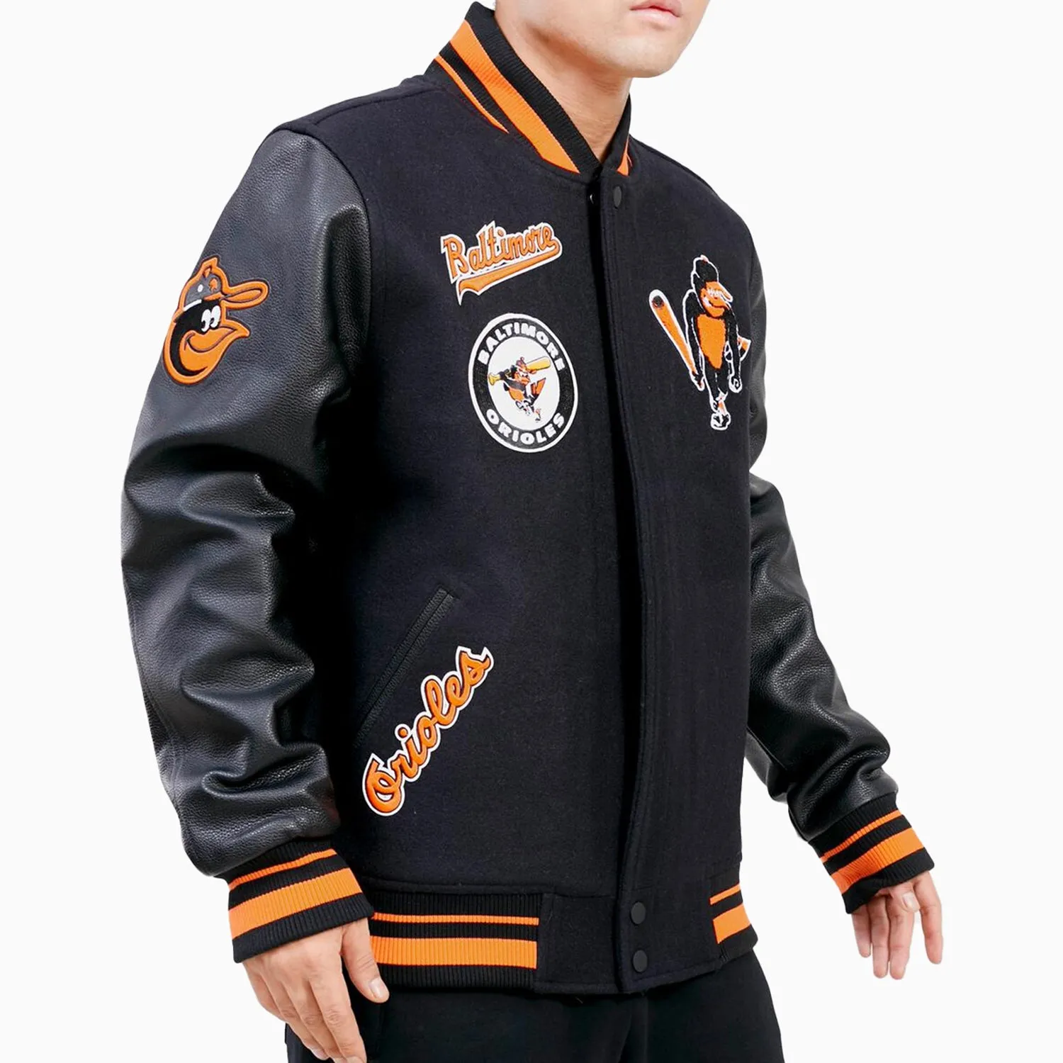 Men's Baltimore Orioles MLB Wool Varsity Jacket