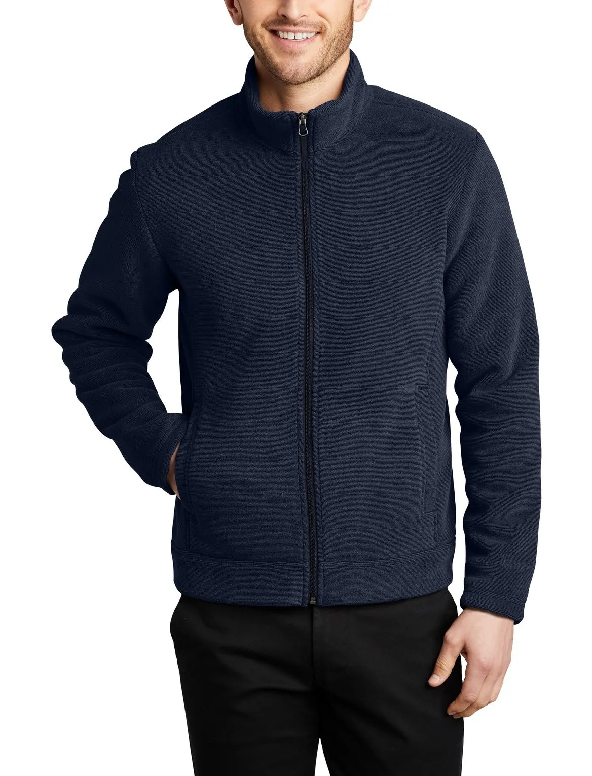 Men's Full-Zip Ultra Warm Brushed Fleece Jacket