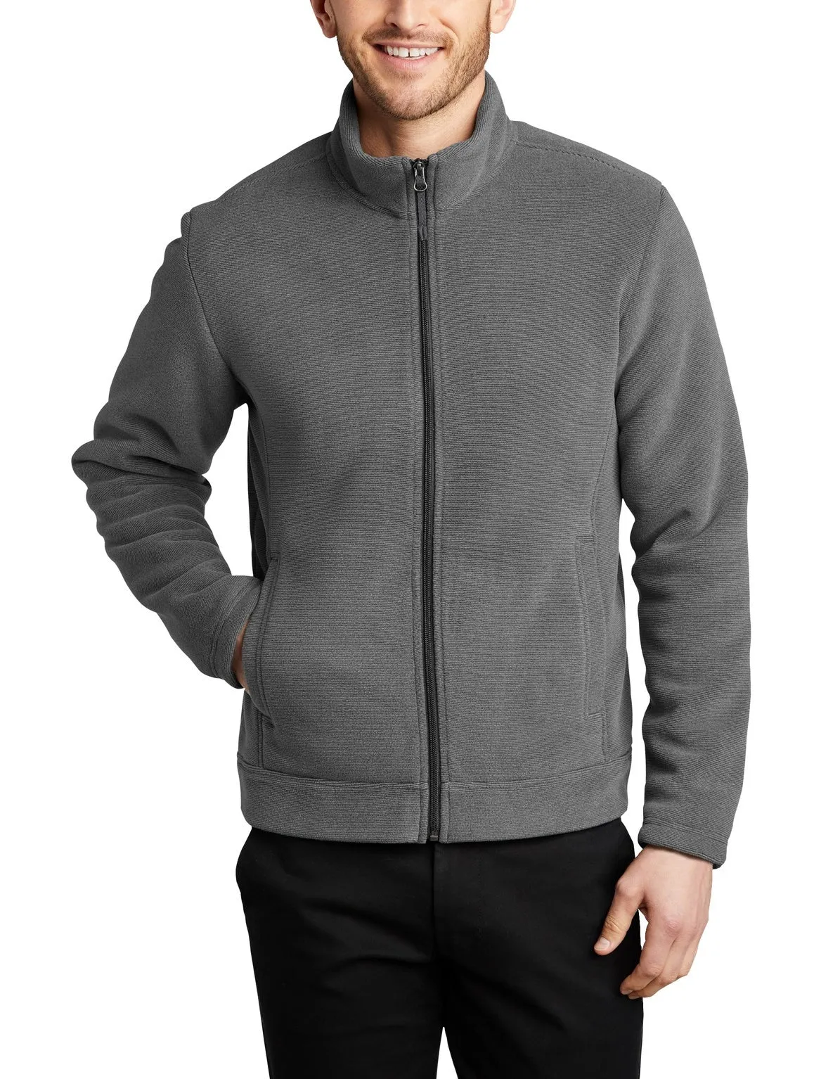 Men's Full-Zip Ultra Warm Brushed Fleece Jacket