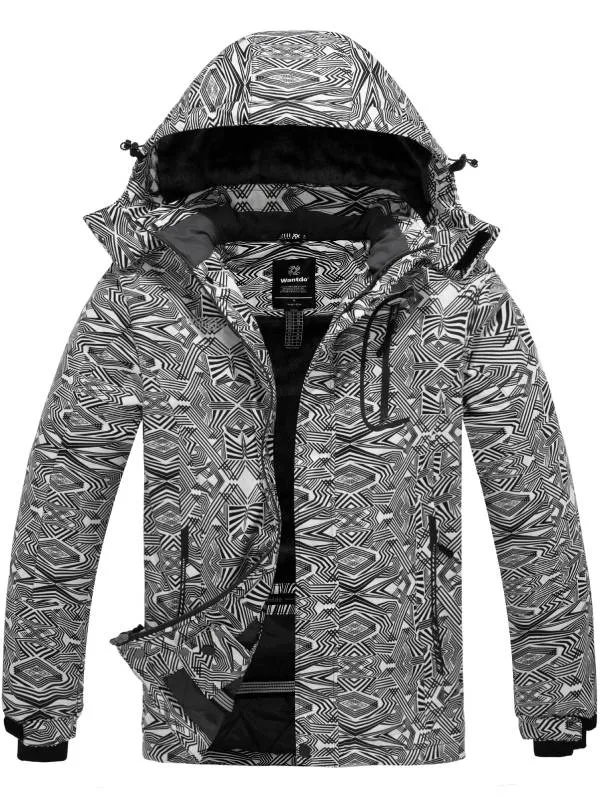 Men's Mountain Waterproof Ski Jacket Warm Winter Coat Snowboarding Jacket Atna 014