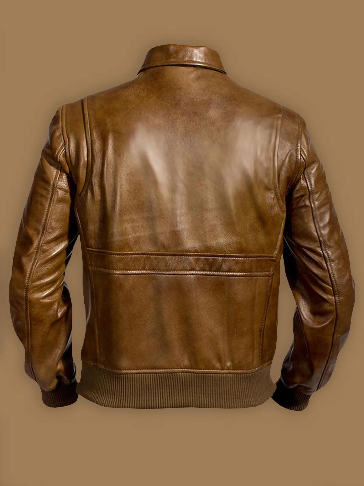 Men's Traditional Brown Leather Jacket