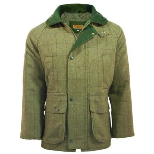 Men's Waterproof & Windproof Tweed Jacket - Durable Outdoor Wear