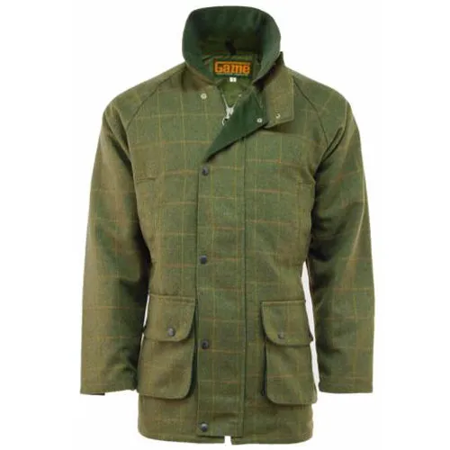 Men's Waterproof & Windproof Tweed Jacket - Durable Outdoor Wear