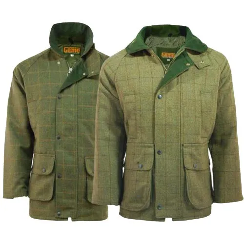 Men's Waterproof & Windproof Tweed Jacket - Durable Outdoor Wear