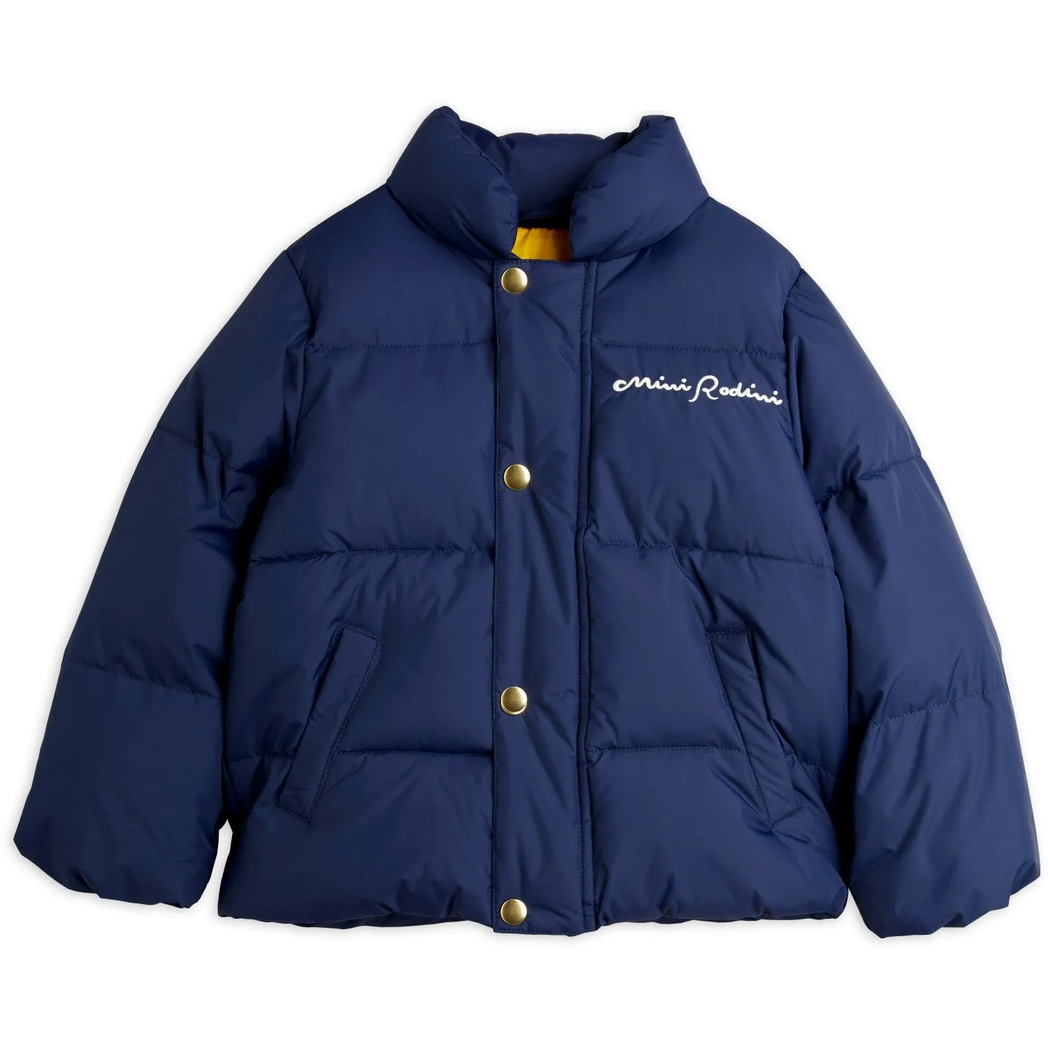 Mini Rodini Blue Mini Rodini Society City Puffer Jacket