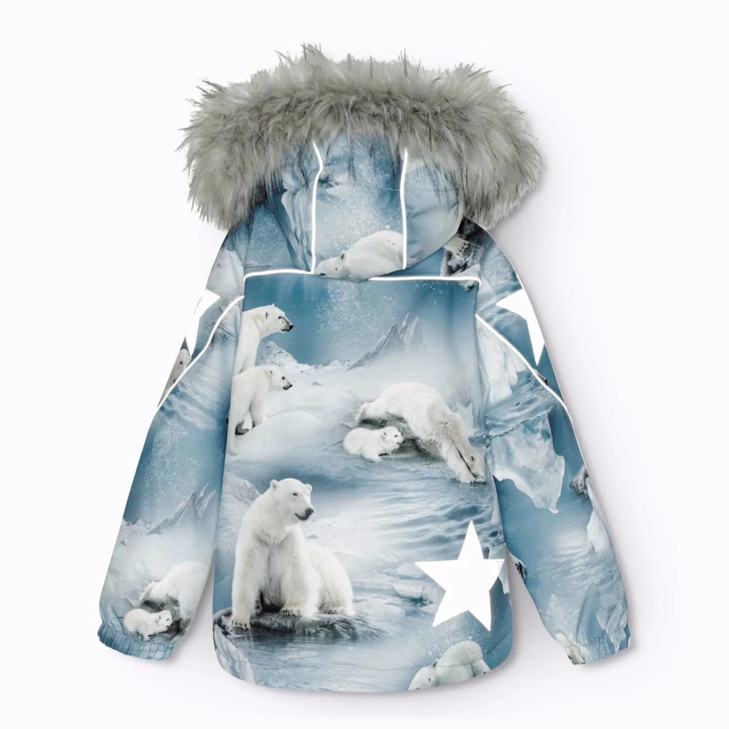 Molo Polar Bear Joy Hopla Fur Jacket